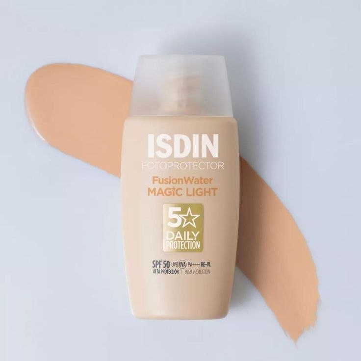 ضد آفتاب ISDIN Fusion Water MAGIC Light SPF 50